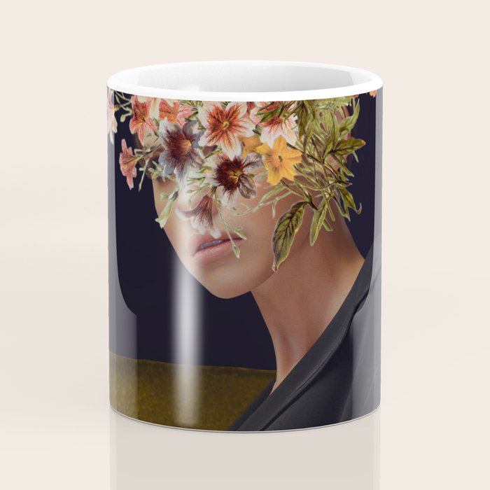 Floral Portrait 38 Coffee Mug Gallery Image 4