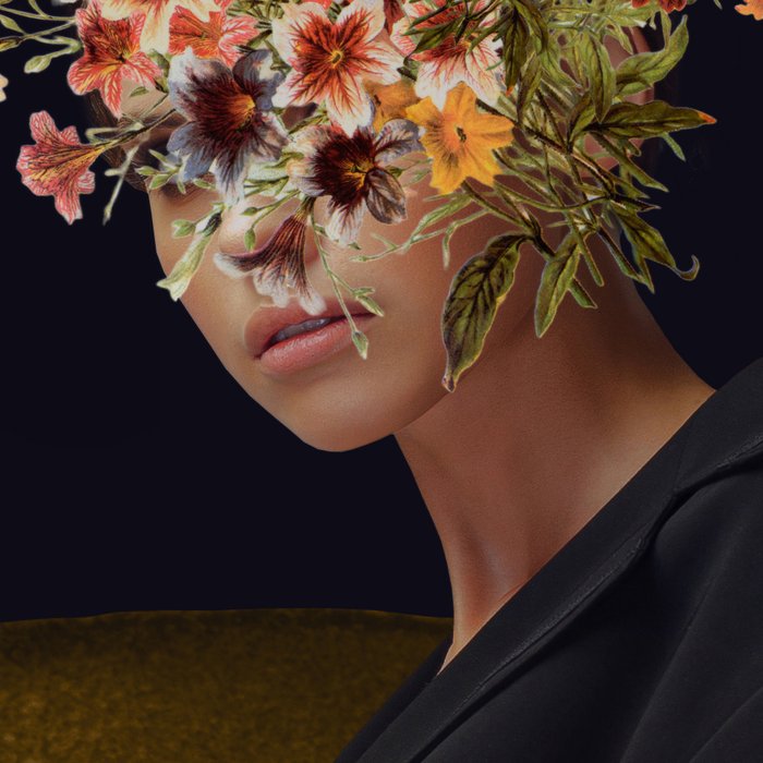 Floral Portrait 38 Coffee Mug Gallery Image 2