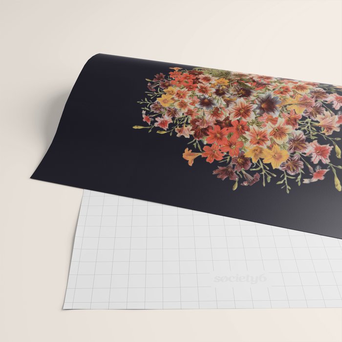 Floral Portrait 38 Wrapping Paper Gallery Image 2
