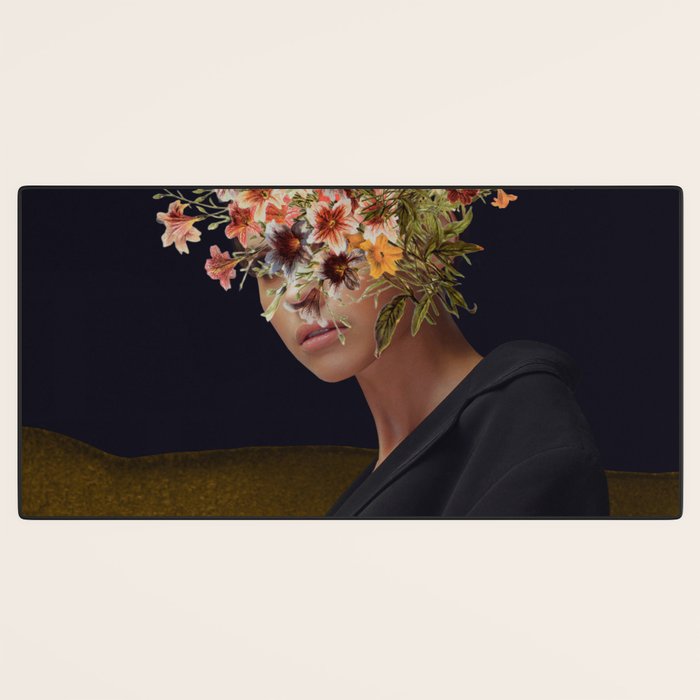 Floral Portrait 38 Desk Mat Gallery Image 3