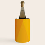 Geometric Triangles XI Retro Orange Wine Chiller Gallery Image 3