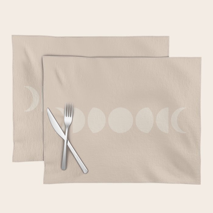 Minimal Moon Phases X Placemat Gallery Image 1