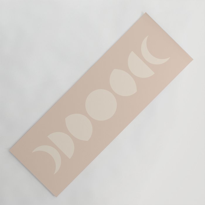 Minimal Moon Phases X Yoga Mat Gallery Image 1
