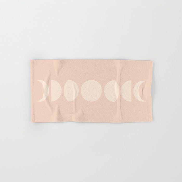 Minimal Moon Phases X Bath Towel Gallery Image 1