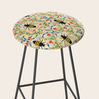 Bee Garden - Cream Stool Gallery Image 2