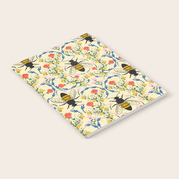 Bee Garden - Cream Notebook Gallery Image 2