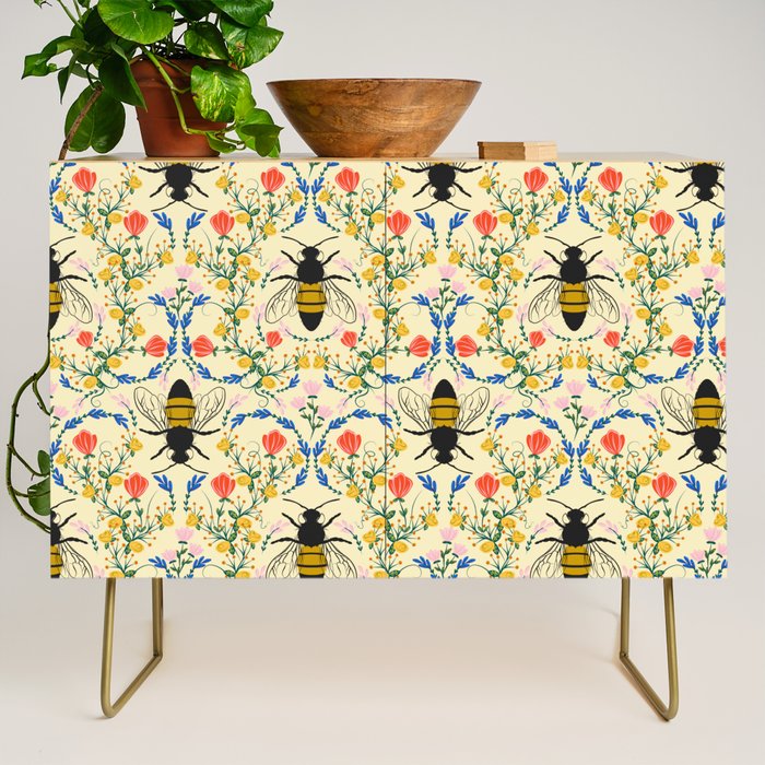 Bee Garden - Cream Credenza Gallery Image 1