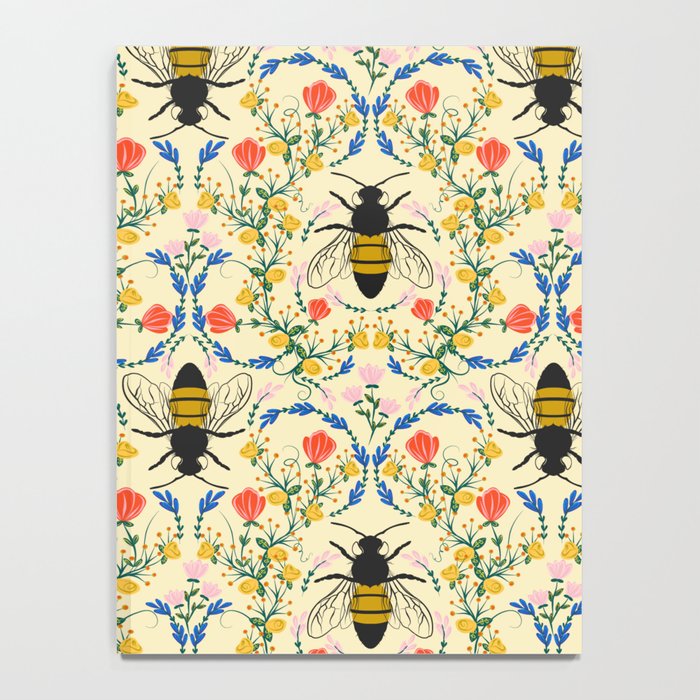 Bee Garden - Cream Notebook Gallery Image 4