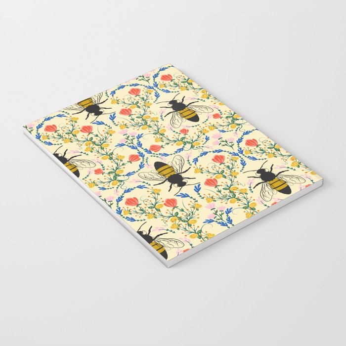 Bee Garden - Cream Notebook Gallery Image 3