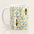Bee Garden - Cream Coffee Mug Gallery Image 3