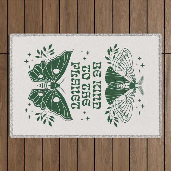 Be Kind to the Planet Outdoor Rug Gallery Image 1
