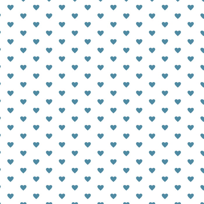 Small Blue heart pattern Coffee Mug Gallery Image 2