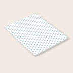 Small Blue heart pattern Notebook Gallery Image 2
