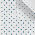 Small Blue heart pattern Wall Tapestry Gallery Image 3