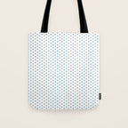 Small Blue heart pattern Tote Bag Gallery Image 1