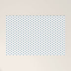 Small Blue heart pattern Welcome Mat Gallery Image 1