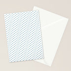Small Blue heart pattern Stationery Card Gallery Image 2
