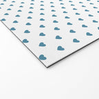 Small Blue heart pattern Welcome Mat Gallery Image 2