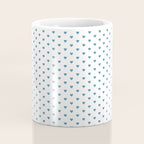 Small Blue heart pattern Coffee Mug Gallery Image 4