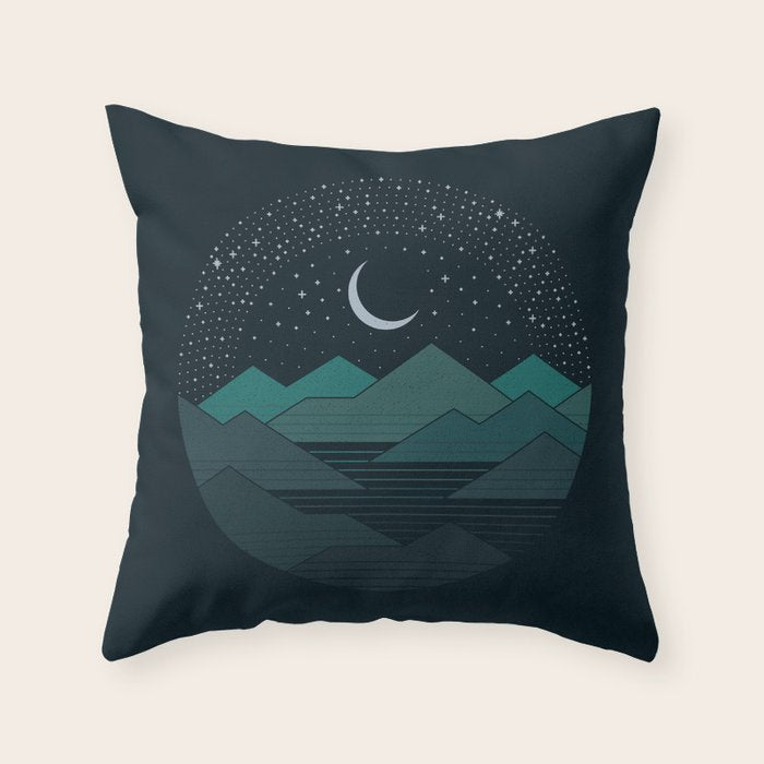 Between The Mountains And The Stars Throw Pillow Gallery Image 6