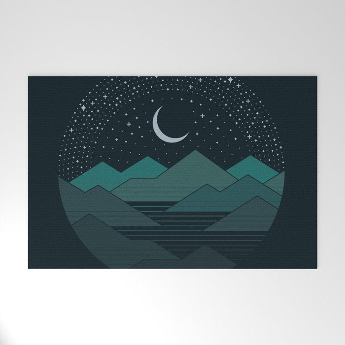 Between The Mountains And The Stars Welcome Mat Gallery Image 1