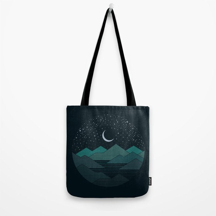 Between The Mountains And The Stars Tote Bag Gallery Image 2