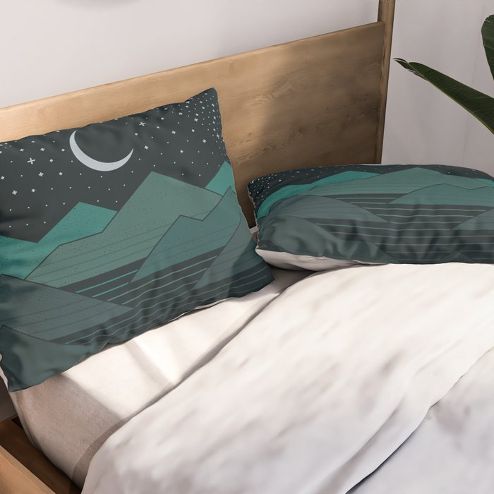Between The Mountains And The Stars Pillow Sham Gallery Image 2