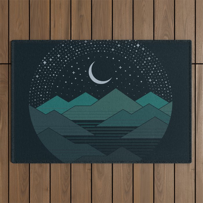 Between The Mountains And The Stars Outdoor Rug Gallery Image 1