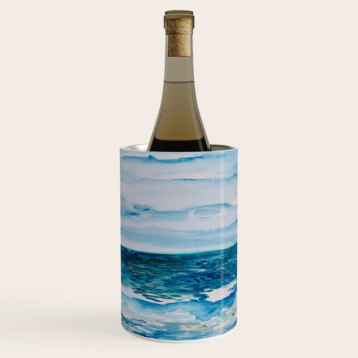 Cabo Beach Mexico Watercolor #1 Wine Chiller Gallery Image 3