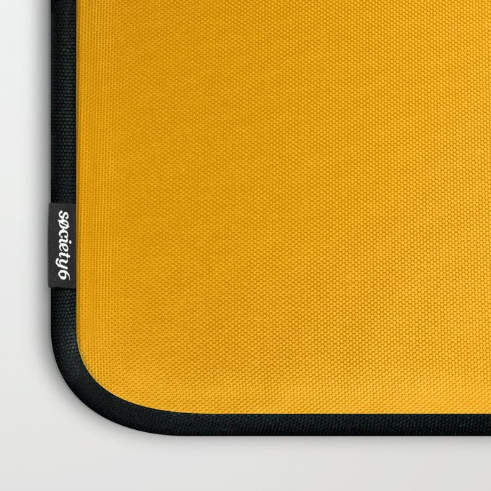 Florals Looking Up - Yellow Laptop Sleeve Gallery Image 3