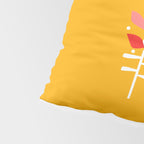 Florals Looking Up - Yellow Pillow Sham Gallery Image 4