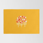 Florals Looking Up - Yellow Rug Gallery Image 2