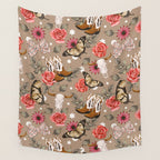 Cowboy Spirit Blooms Wall Tapestry Gallery Image 4