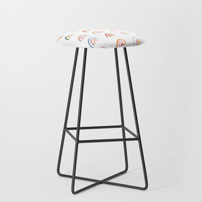 Pastel Rainbows Stool Gallery Image 1