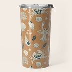 Crustaceans Seashells Travel Mug Gallery Image 2