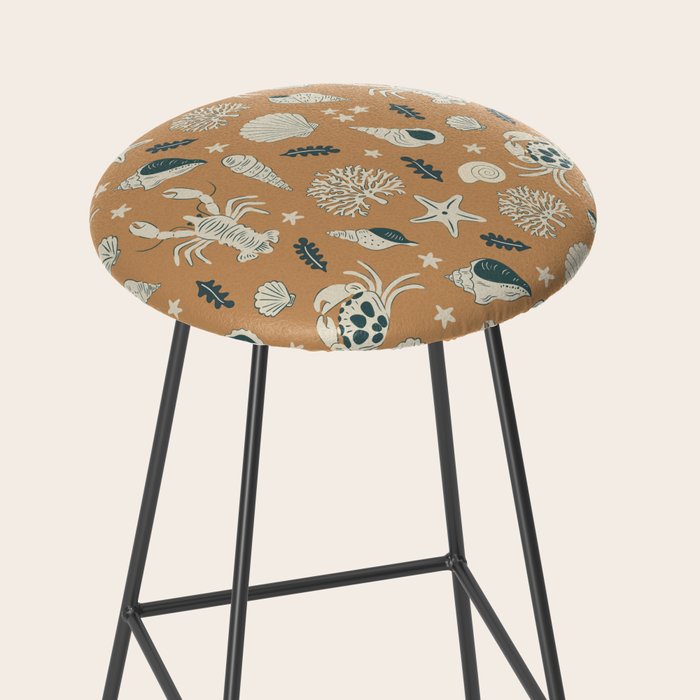 Crustaceans Seashells Stool Gallery Image 2