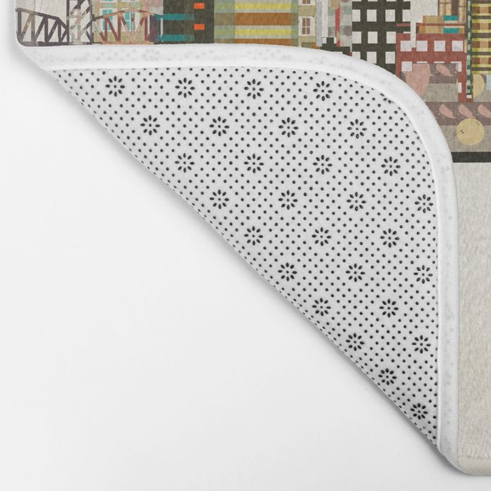 portland skyline Bath Mat Gallery Image 2