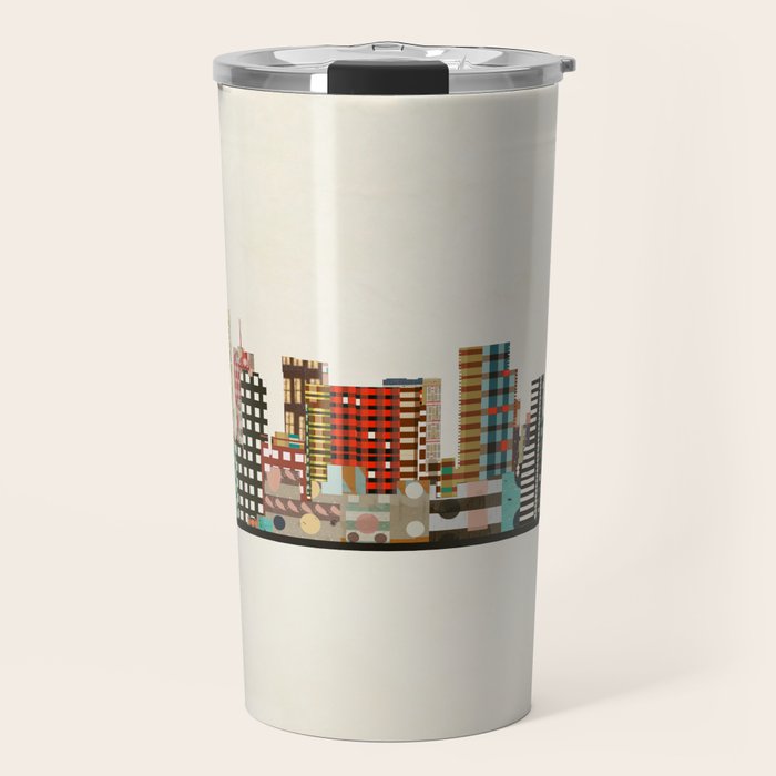 portland skyline Travel Mug Gallery Image 1