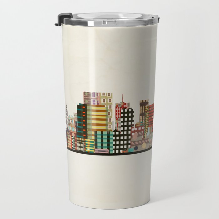 portland skyline Travel Mug Gallery Image 3