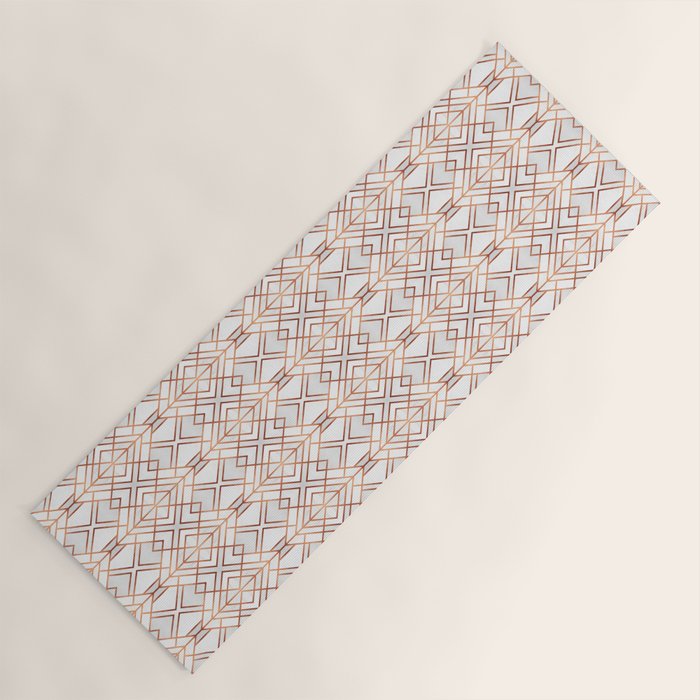 Copper Geo Yoga Mat Gallery Image 1