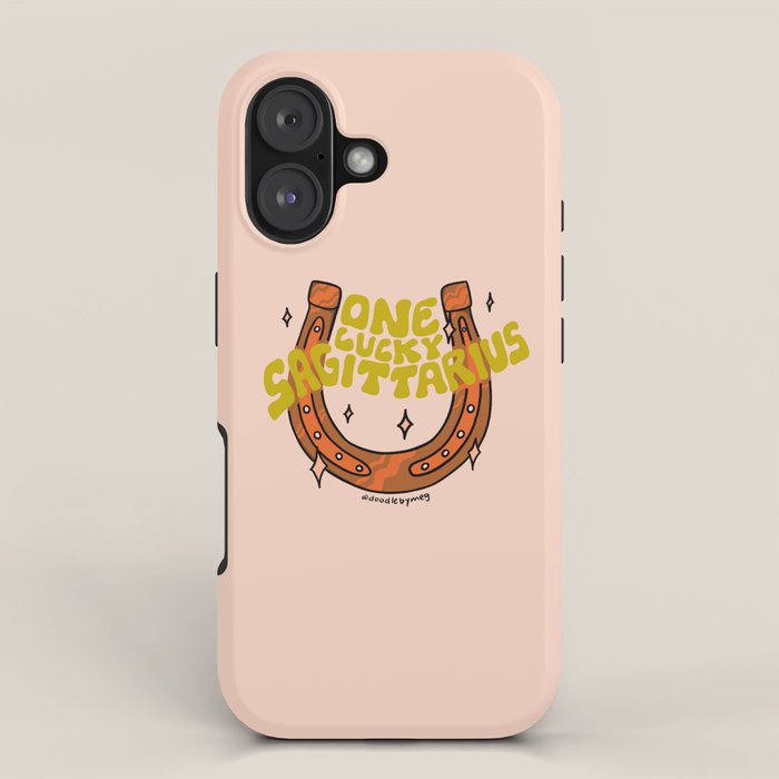 One Lucky Sagittarius iPhone Case Gallery Image 1