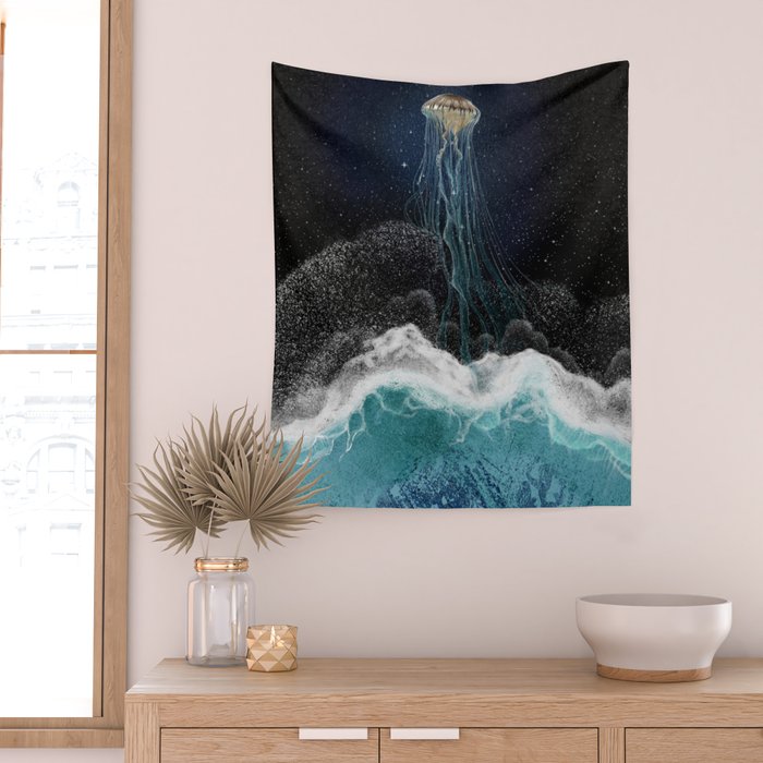 On the edge of the cosmos Wall Tapestry Gallery Image 2