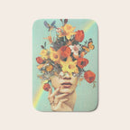 Baby's in bloom - Rainbow, flowers, birds,  butterflies Bath Mat Gallery Image 1