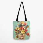 Baby's in bloom - Rainbow, flowers, birds,  butterflies Tote Bag Gallery Image 2