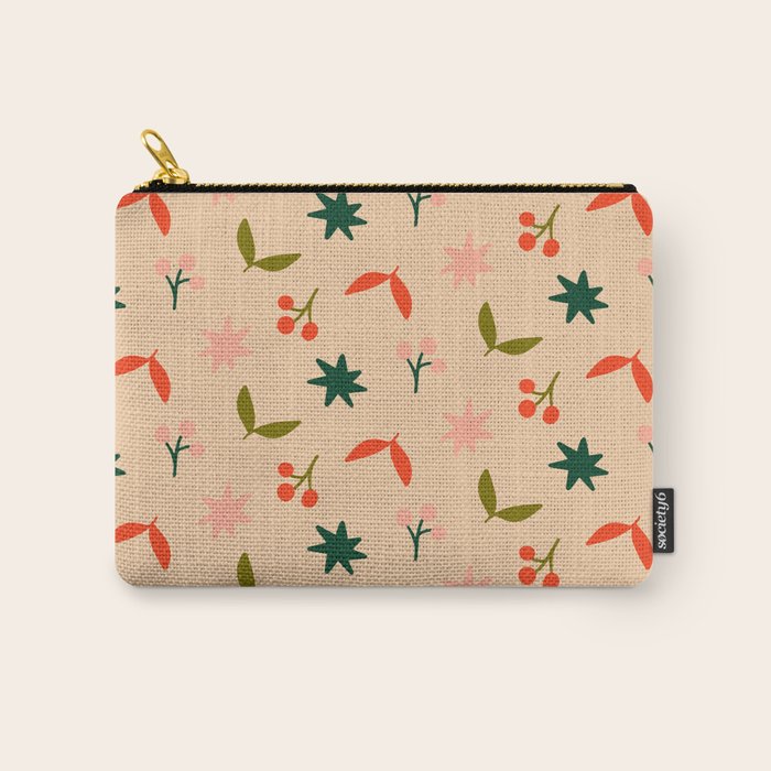 Festive Harmony - seamless Christmas pattern Carry All Pouch Gallery Image 1
