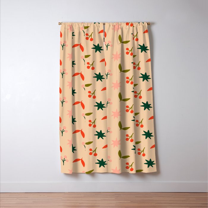 Festive Harmony - seamless Christmas pattern Window Curtain Gallery Image 3