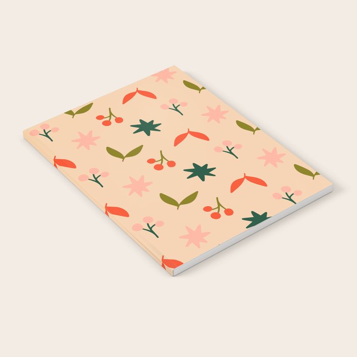 Festive Harmony - seamless Christmas pattern Notebook Gallery Image 2