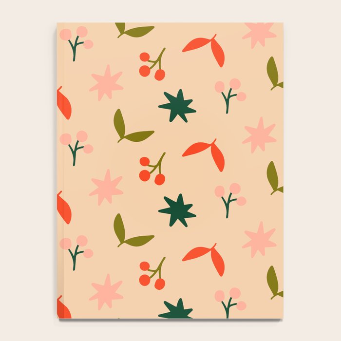 Festive Harmony - seamless Christmas pattern Notebook Gallery Image 4