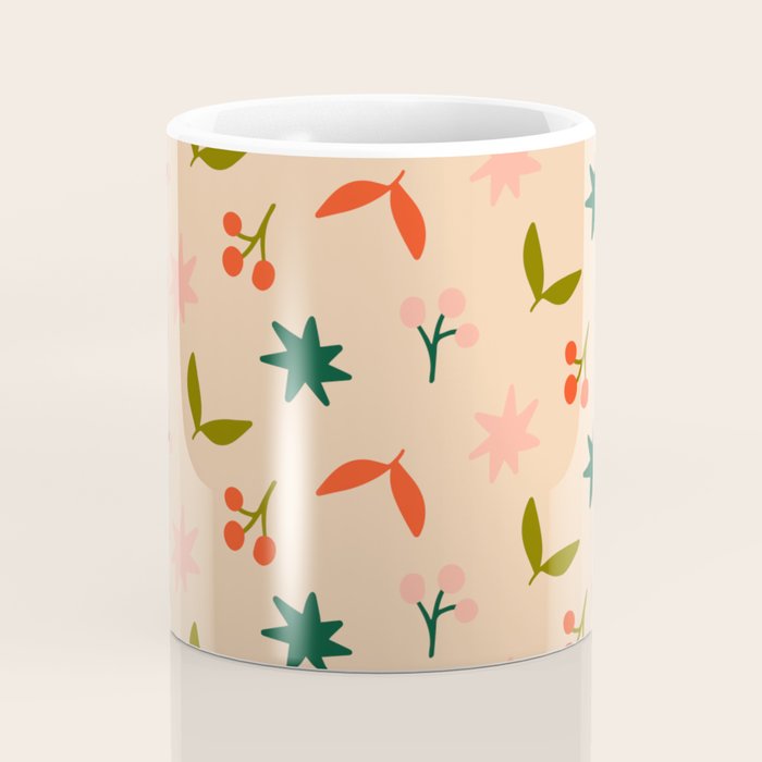 Festive Harmony - seamless Christmas pattern Coffee Mug Gallery Image 4