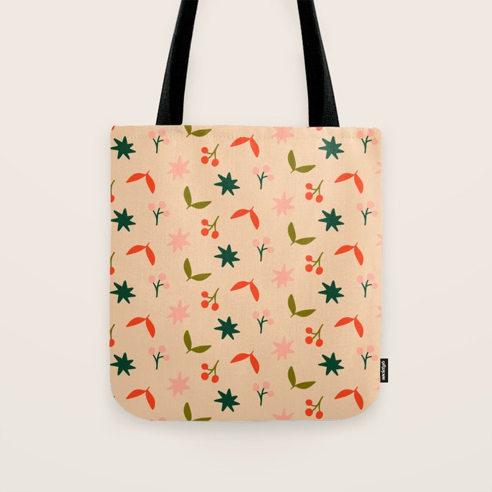 Festive Harmony - seamless Christmas pattern Tote Bag Gallery Image 1